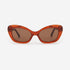 Squaure slightly cat eyed Acetate Women's Sunglasses 21A8087